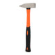 KS Tools EDELSTAHL Schlosserhammer mit Fiberglasstiel, 500g