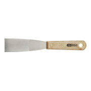 KS Tools EDELSTAHL Spachtel mit Holzgriff