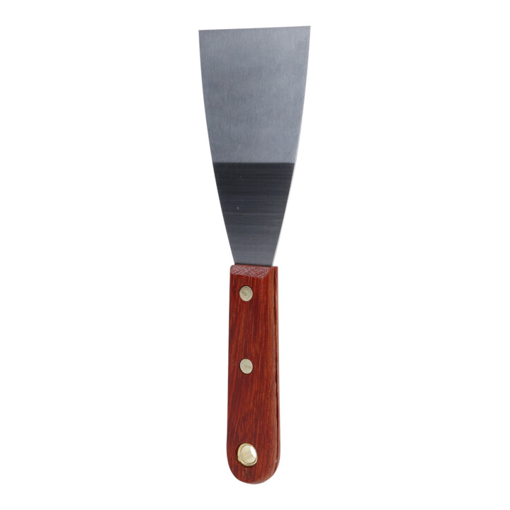 KS Tools EDELSTAHL Spachtel, 63mm, mit Holzgriff