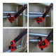 KS Tools eenhands pijpsleutel 1,1/2" met verstelbare kop