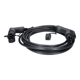 KS Tools efuturo laadkabel recht, type 2 naar type 1 stekker, 1 fase, tot 7,4 kW, 32 A, 230 V, mode 3, 8 meter