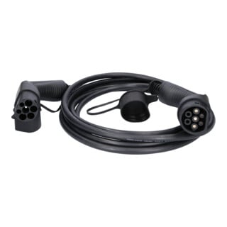 KS Tools efuturo laadkabel recht, type 2 naar type 2 stekker, 1 fase, tot 7,4 kW, 32 A, 230 V, mode 3, 5 meter