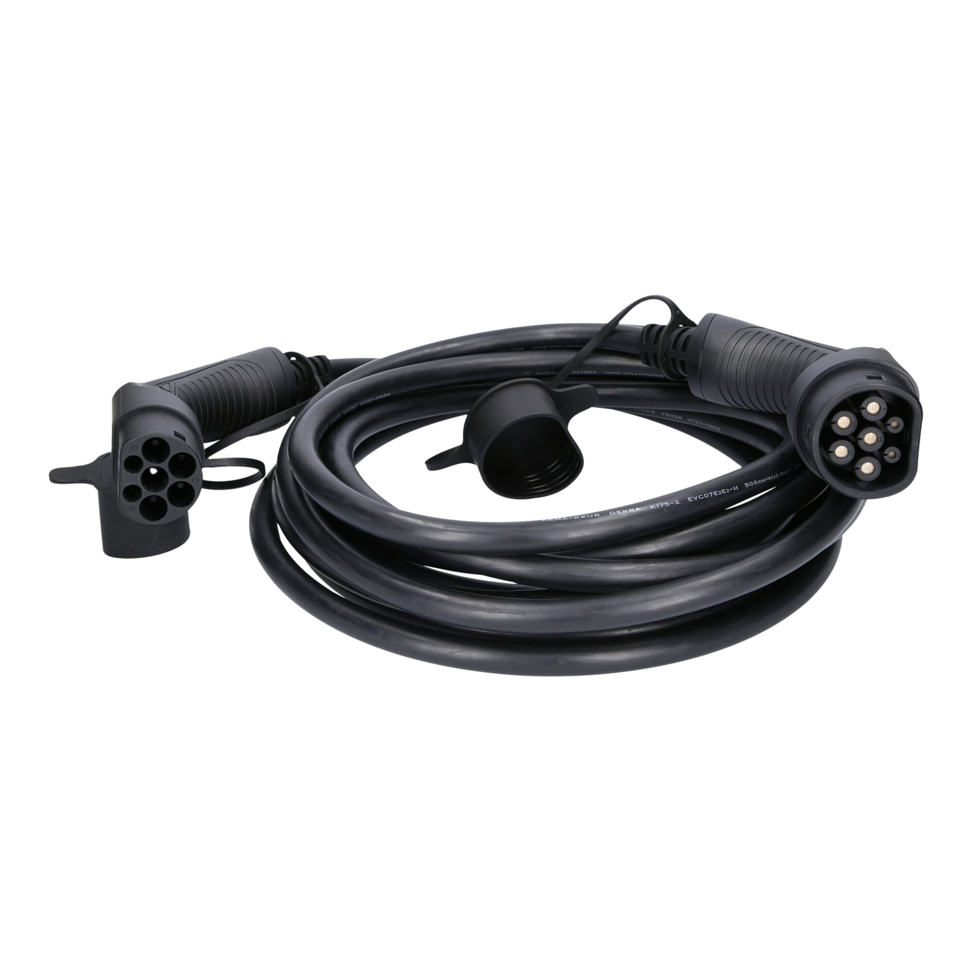 KS Tools efuturo Ladekabel gerade, Typ 2 auf Typ 2 Stecker, 3 Phasen, bis zu 22 kW, 32 A, 400 V, Mode 3, 8 Meter