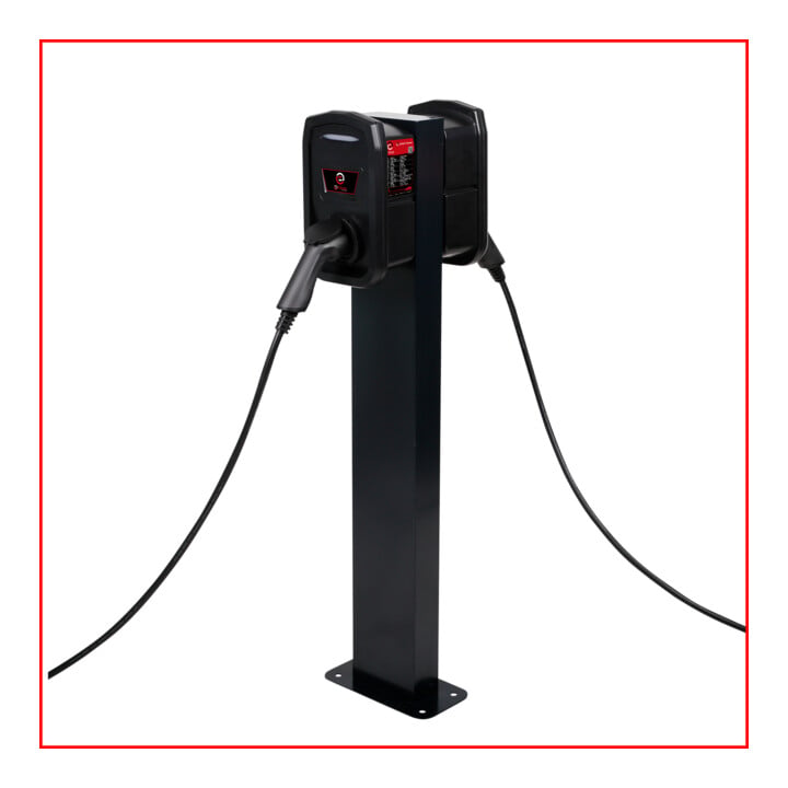 KS Tools efuturo Standsäule für zwei Wallboxen, grau