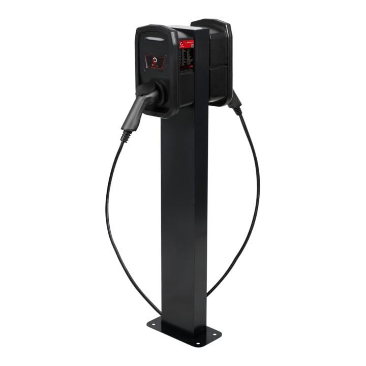 KS Tools efuturo Standsäule für zwei Wallboxen, grau