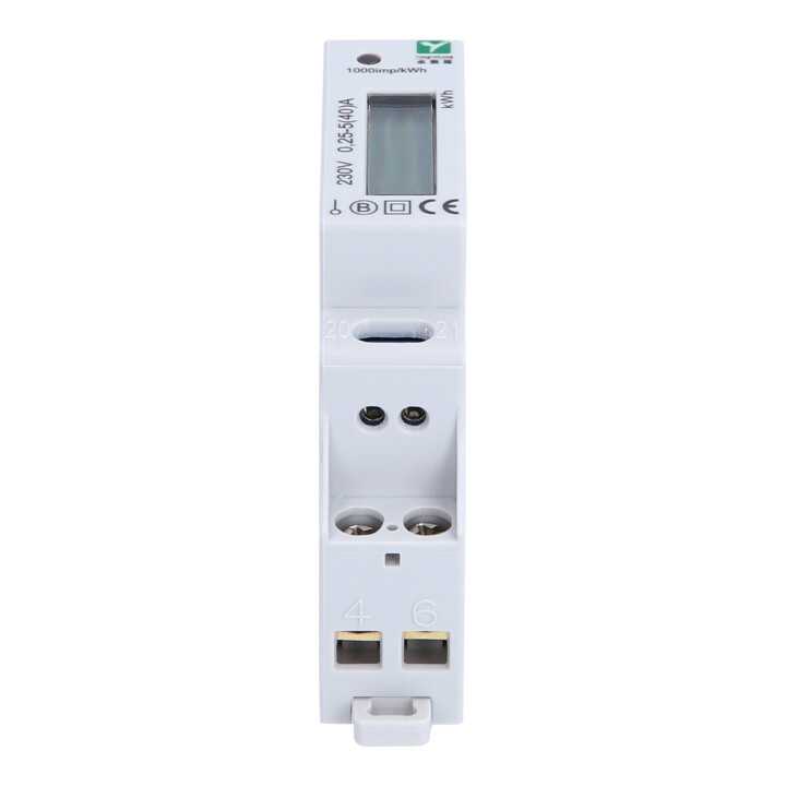 KS Tools efuturo Stromzähler für Hutschiene, MID-geeicht, 1 Phase, 3,7 oder 7,4 kW