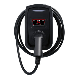 KS Tools efuturo wallbox met type 2 laadkabel, 1 fase, tot 7,4 kW, 32 A, 230 V, mode 3, met RFID toegangscontrole, met elektriciteitsmeter