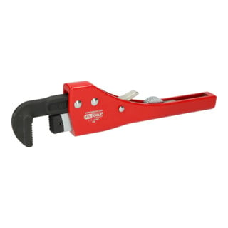 KS Tools Einhand-Ratschen-Rohrzange mit verstellbarem Kopf