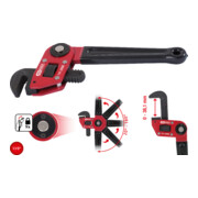 KS Tools Einhand-Rohrzange 1.1/2" mit verstellbarem Kopf