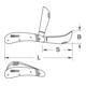 KS Tools Elektriker-Klappmesser, 1 Sichel- und eine gerade Klinge-3
