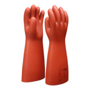 KS Tools Elektriker-Schutzhandschuh mit mechanischem Schutz, Größe 10, Klasse 00, rot