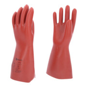 KS Tools Elektriker-Schutzhandschuh mit mechanischen und thermischen Schutz, Größe 10, Klasse 0, rot 10117.0087-4