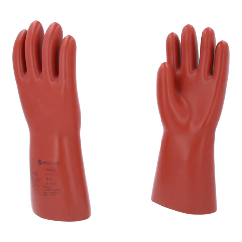 KS Tools Elektriker-Schutzhandschuh mit mechanischen und thermischen Schutz, Größe 11, Klasse 3, rot 11117.0097