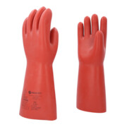 KS Tools Elektriker-Schutzhandschuh mit mechanischen und thermischen Schutz, Größe 11, Klasse 4, rot