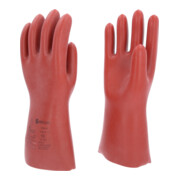 KS Tools Elektriker-Schutzhandschuh mit mechanischen und thermischen Schutz, Größe 12, Klasse 0, rot 12117.0089-1