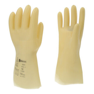 KS Tools Elektriker-Schutzhandschuh mit Schutzisolierung, Klasse 0, weiß