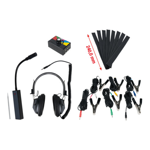 KS Tools elektronische professionele stethoscoop, 18 stuks