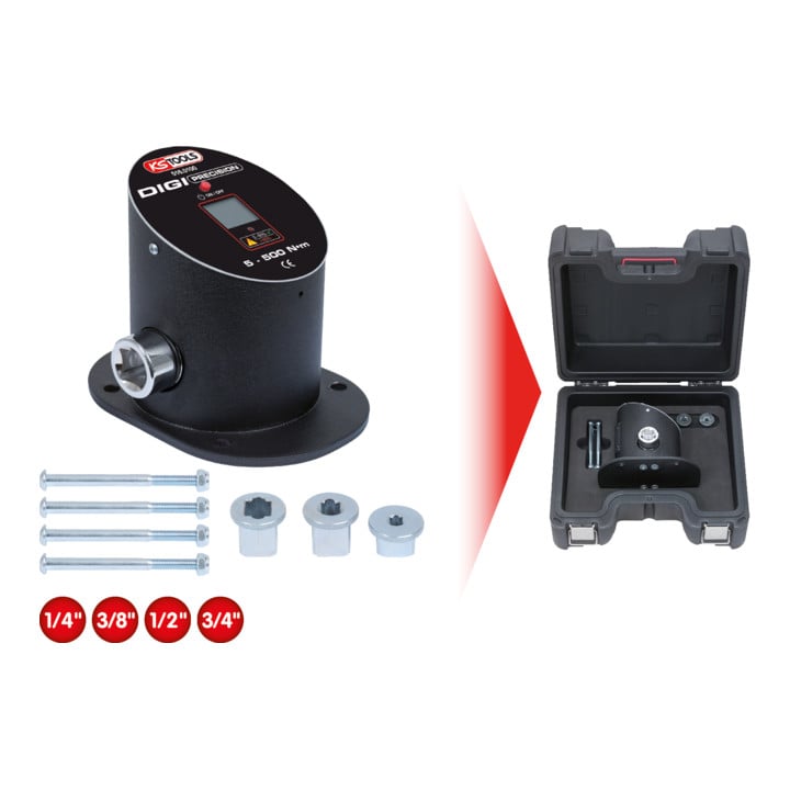KS Tools Elektronisches Werkstattprüfgerät, 5-500Nm
