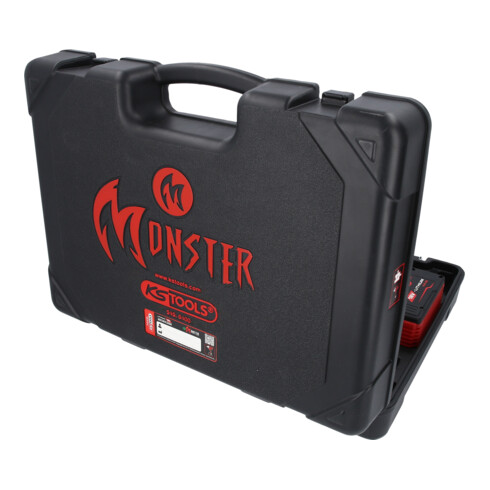 KS Tools eMONSTER 1/2" brushless accu-slagschroefmachineset, 9-dlg