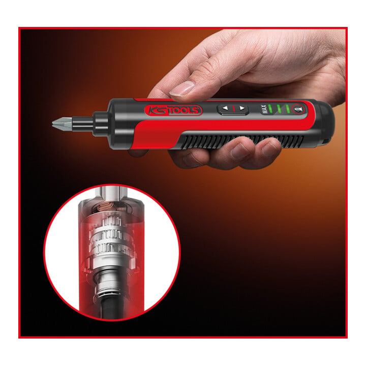 KS Tools eMONSTER 1/4" Akku-Bit-Stabschrauber-Satz, 27-tlg