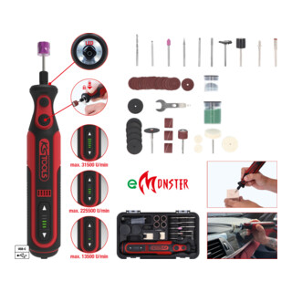 KS Tools eMONSTER Accu-multitoolset met 50 accessoires