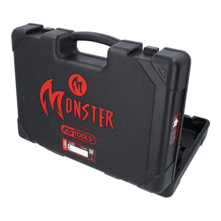 KS Tools eMONSTER brushless accuslagschroef-/boormachineset, 4-dlg
