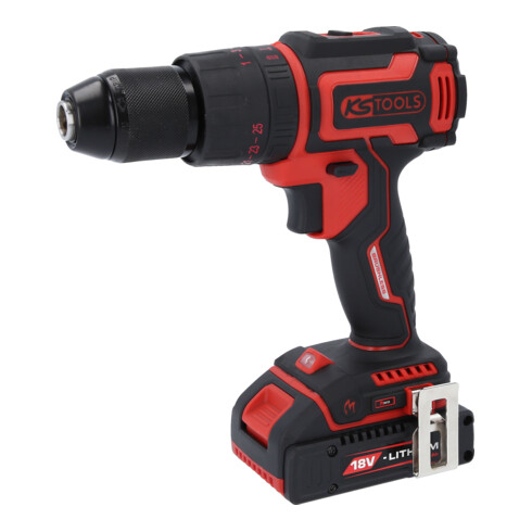 KS Tools eMONSTER brushless accuslagschroef-/boormachineset, 4-dlg