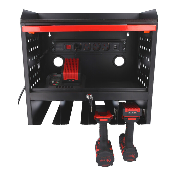 KS Tools eMONSTER Werkzeugschrank zur Wandmontage mit 1 Tür, H435xB480xT282mm