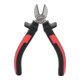 KS Tools ERGOTORQUE diagonale zijsnijtang, 125mm