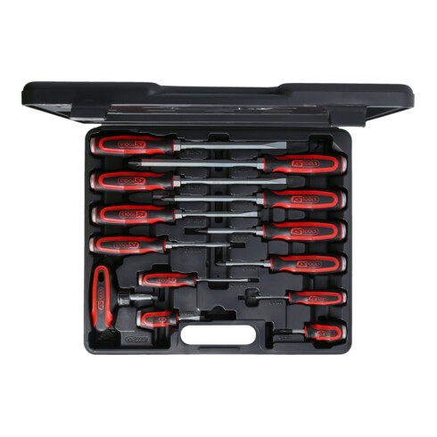 KS Tools ERGOTORQUE®max slagdopschroevendraaierset, 13 st.