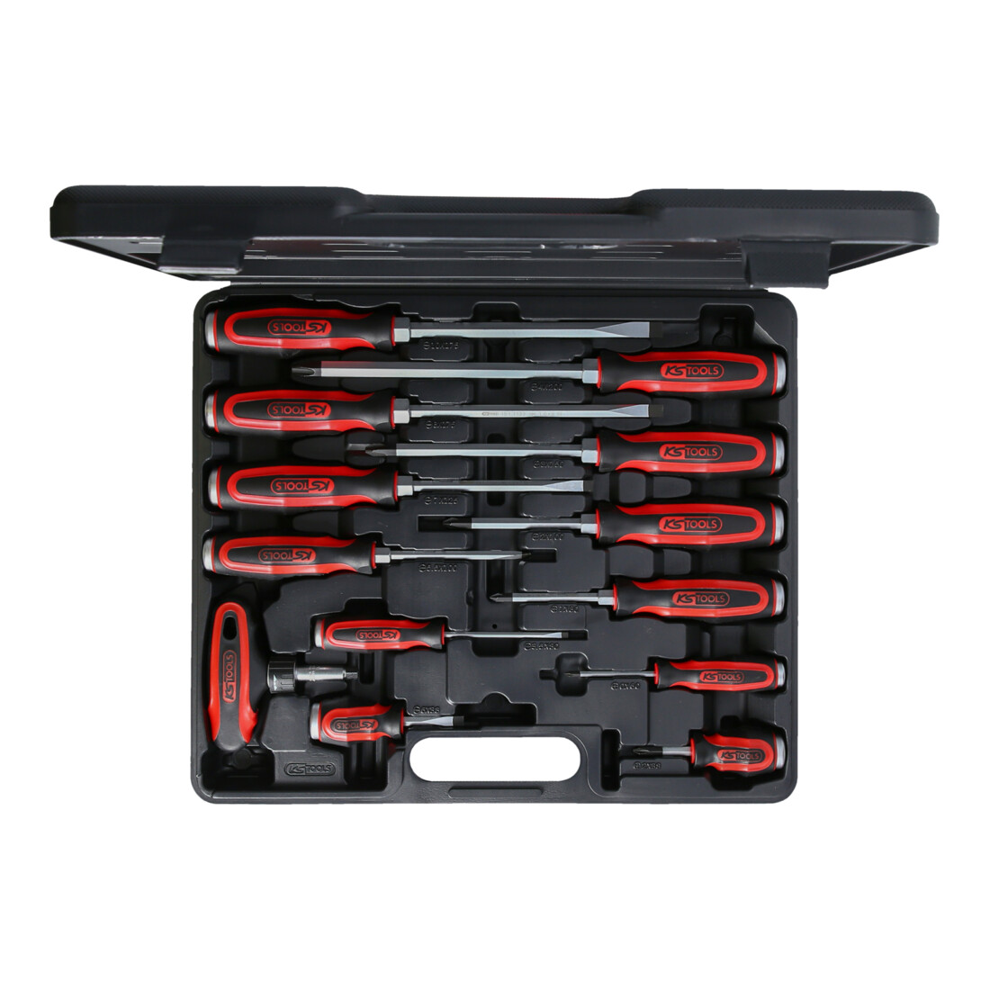 KS Tools ERGOTORQUE®max slagdopschroevendraaierset, 13 st.