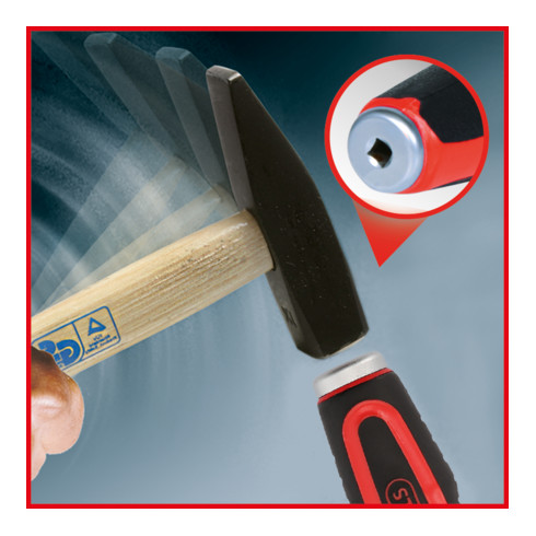 KS Tools ERGOTORQUE®max slagdopschroevendraaierset, 13 st.