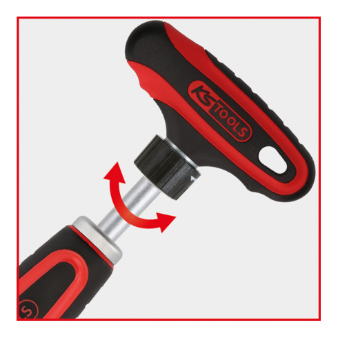 KS Tools ERGOTORQUE®max slagdopschroevendraaierset, 13 st.