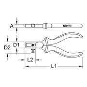 KS Tools ERGOTORQUE VDE draadafstriptang, 160mm-4