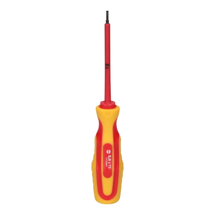 KS Tools ERGOTORQUE VDE Schlitz-Schraubendreher, 2,0mm