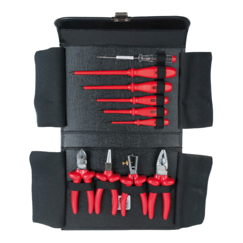 KS Tools ERGOTORQUE VDE tangen en schroevendraaierset, 10 delig