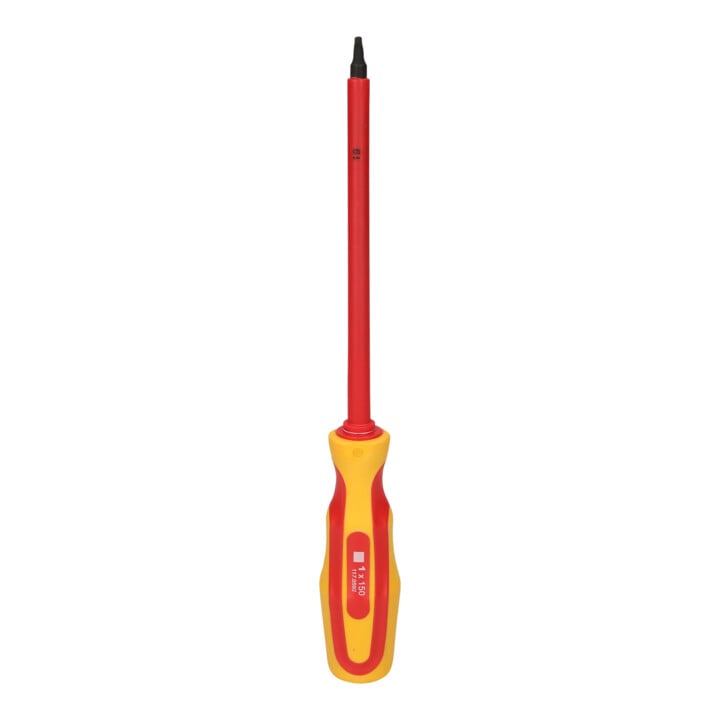 KS Tools ERGOTORQUE VDE Tournevis à douille carrée n°1, 255mm