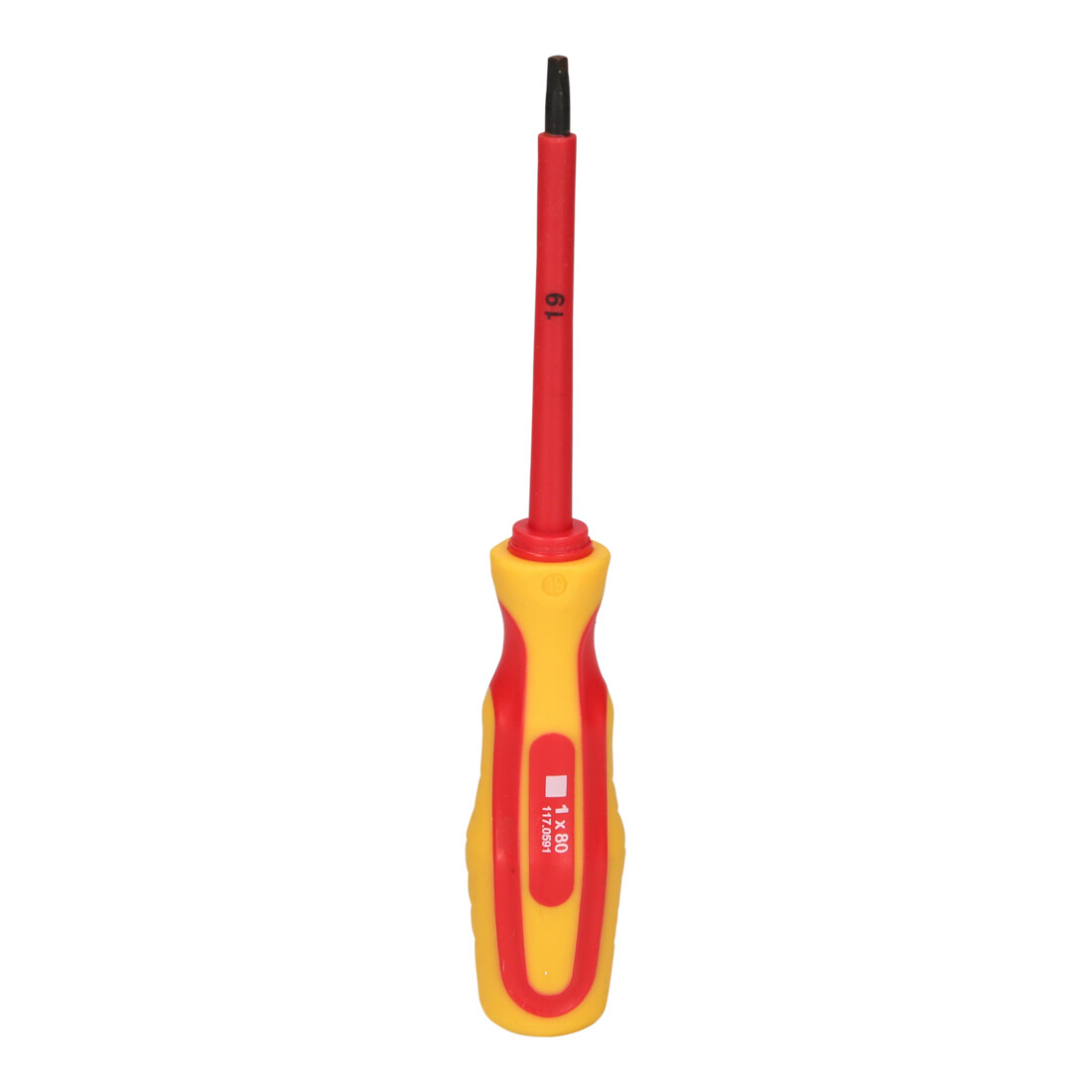 KS Tools ERGOTORQUE VDE Tournevis pour carré #1, 160mm