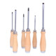 KS Tools ERGOTORQUE WOODmax Schlag-Schraubendreher-Satz, 6-teilig-2
