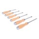 KS Tools ERGOTORQUE WOODmax Schlag-Schraubendreher-Satz, 6-teilig