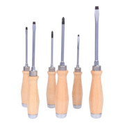 KS Tools ERGOTORQUE WOODmax slagschroevendraaierset, 6 delig-4