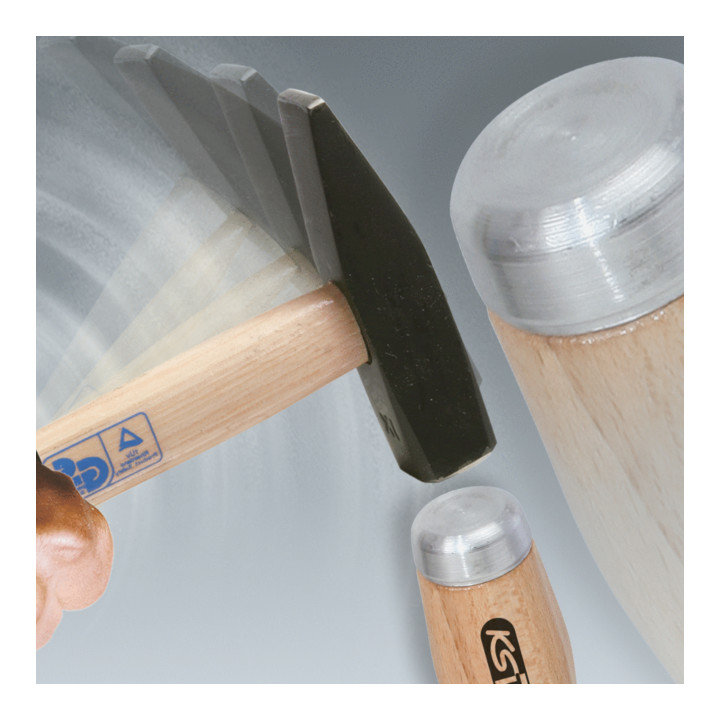 KS Tools ERGOTORQUE WOODmax slagschroevendraaierset, 6 delig