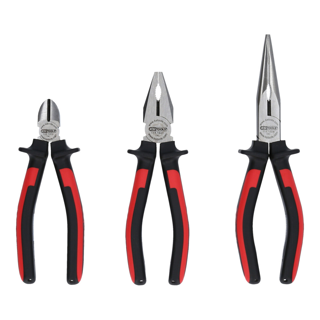KS Tools ERGOTORQUE Zangen-Satz, 3-tlg.