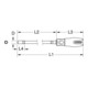 KS Tools ERGOTORQUEplus inbusschroevendraaier lang, 7mm