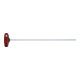 KS Tools ERGOTORQUEplus® T-greep RIBE profiel, extra lang, 8 mm