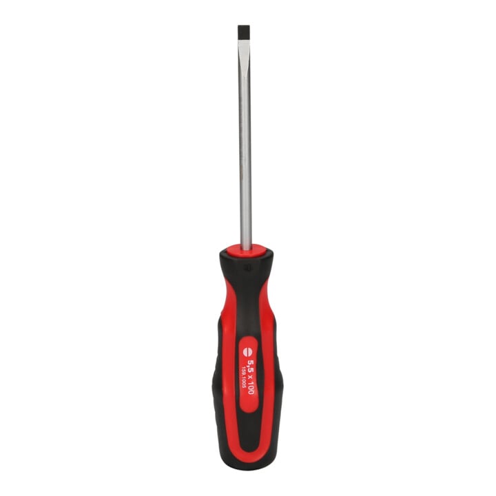 KS Tools ERGOTORQUEplus Schlitz-Schraubendreher, 5,5mm, 205mm lang