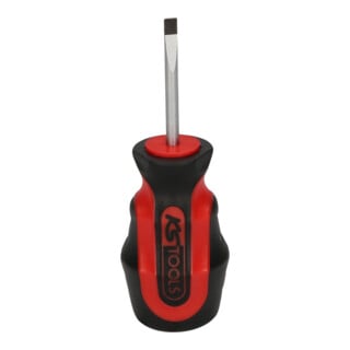 KS Tools ERGOTORQUEplus Schlitz-Schraubendreher, kurz, 4mm