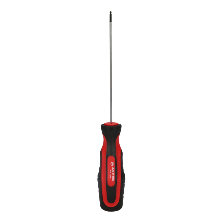 KS Tools ERGOTORQUEplus Schraubendreher Innensechskant mit Kugelkopf, 2,0mm