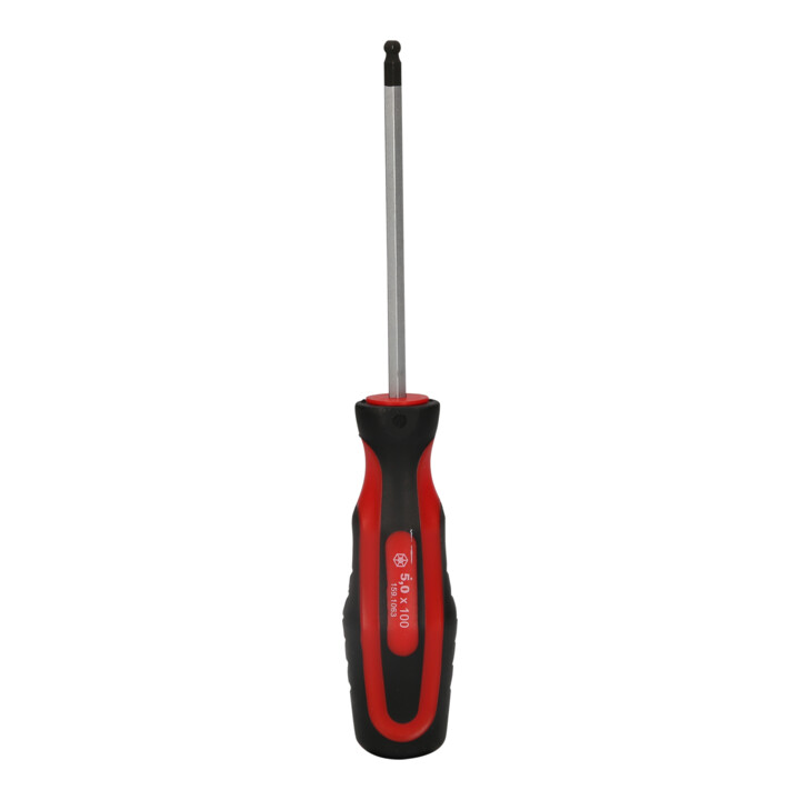 KS Tools ERGOTORQUEplus Schraubendreher Innensechskant mit Kugelkopf, 5,0mm