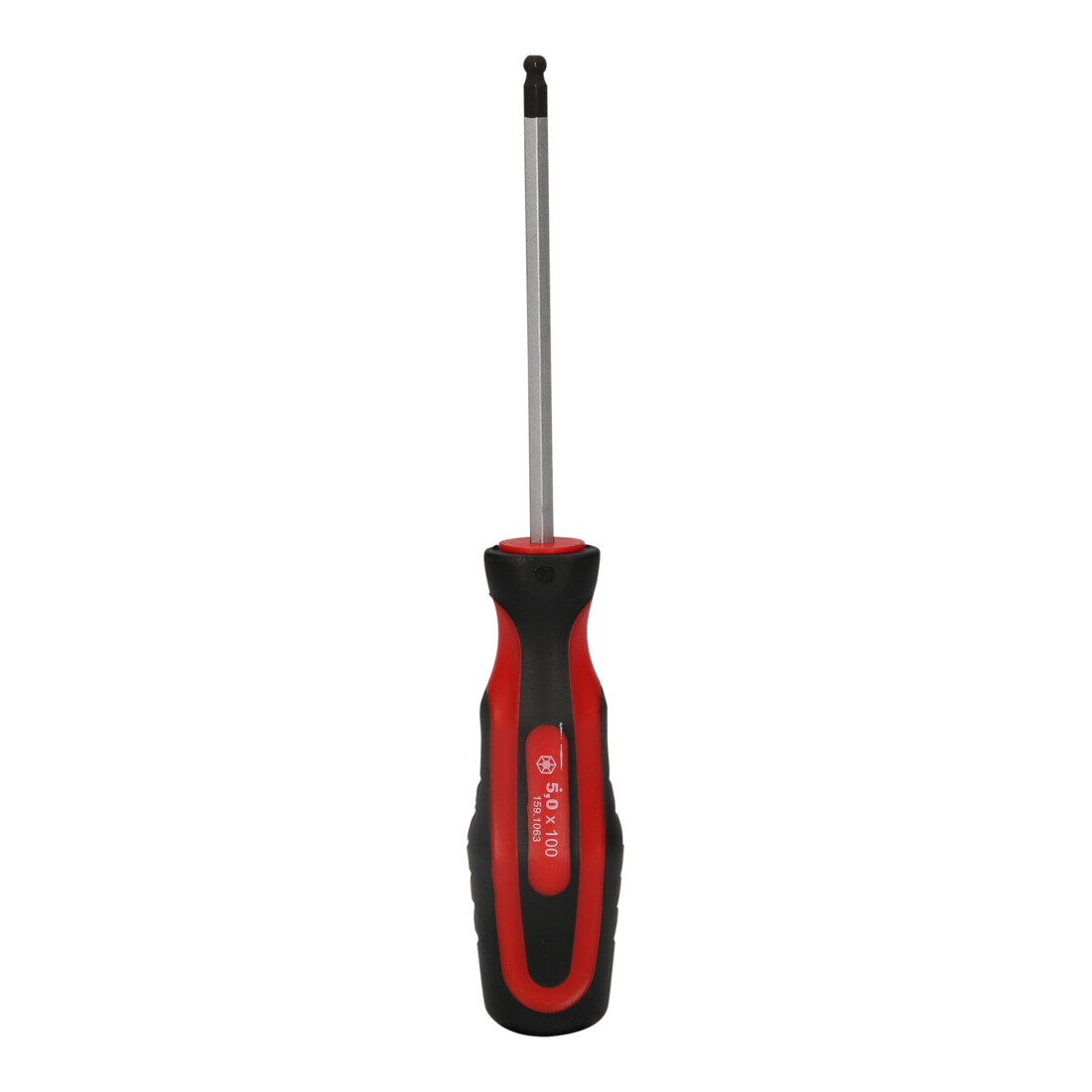 KS Tools ERGOTORQUEplus Schraubendreher Innensechskant mit Kugelkopf, 5,0mm